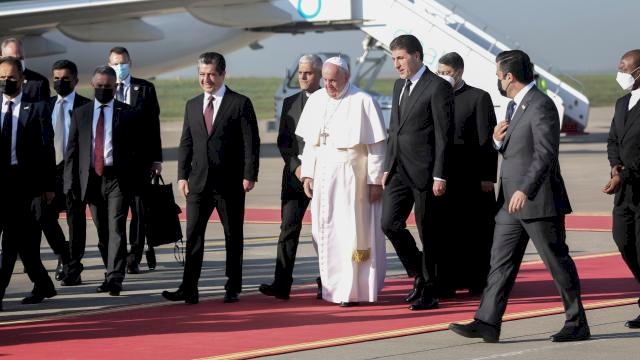 Papa'nın Irak ziyareti sürüyor: Erbil ve Musul'a gitti