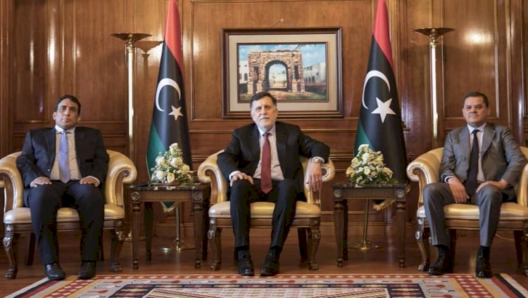 Libya Başkanlık Konseyi Başkanı Muhammed el-Menfi, Faiz es-Serrac'dan görevi devraldı