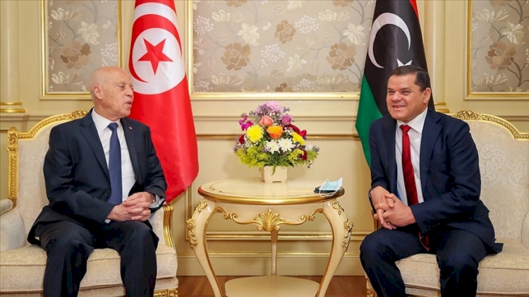 Tunus Cumhurbaşkanı Libya'nın başkentinden 'görüşlerimiz ortak' mesajı verdi
