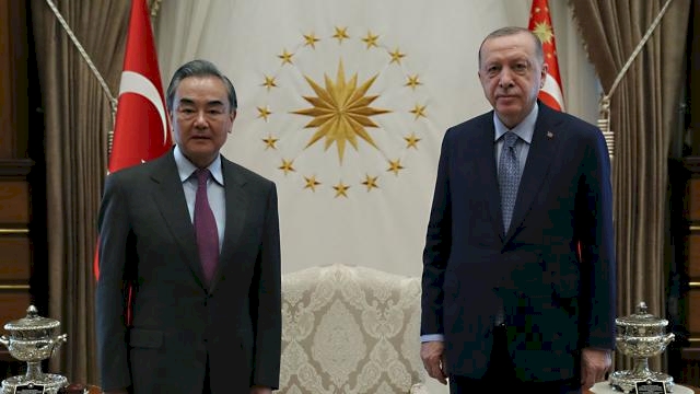 Erdoğan, Çin Dışişleri Bakanı'nı kabul etti