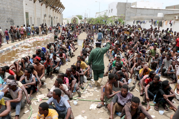 Doğu Afrikalı 32 bin düzensiz göçmen, Yemen'de mahsur kaldı