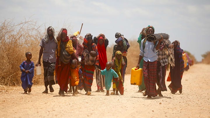 Somali'deki kuraklık binlerce kişiyi göç etmeye zorluyor