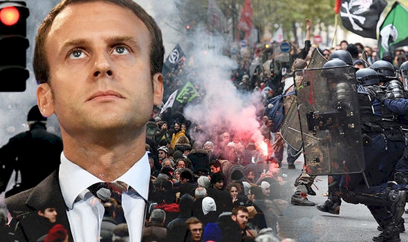 Fransa'da askerlerden Macron'a 'büyüyen kaosu engellemezsen iç savaş çıkar' uyarısı