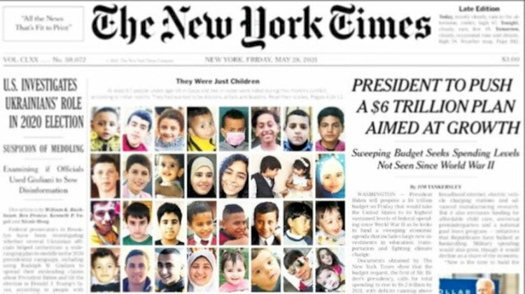 New York Times Gazzeli çocukların fotoğraf ve hikayelerini paylaştı