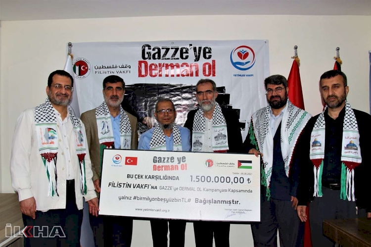 ​Yetimler Vakfı Gazze için 1,5 milyon TL bağış topladı