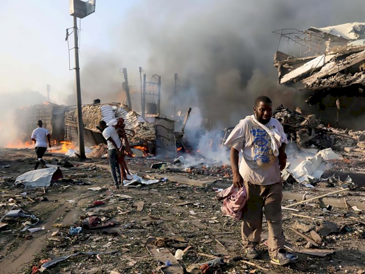 Somali'deki şiddet olayları nedeniyle binlerce kişi göç etti