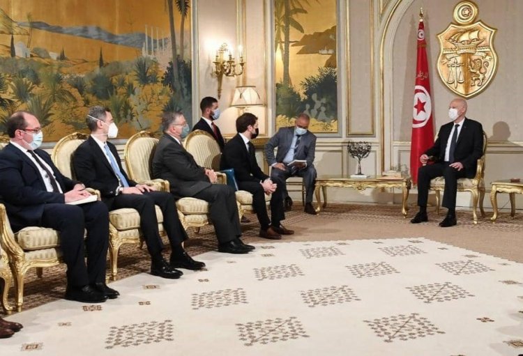 Tunus Cumhurbaşkanı Said, ABD'den gelen heyeti kabul etti