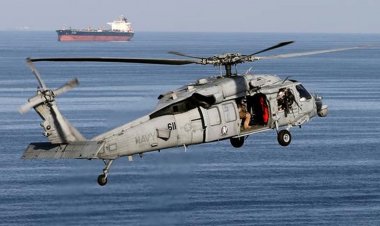 ABD donanmasına ait MH-60S tipi helikopter düştü