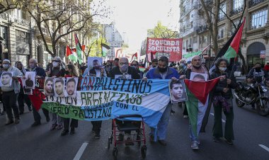 Arjantin'de Filistinli tutuklularla dayanışma gösterisi düzenlendi
