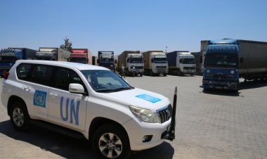 BM’den İdlib'e 63 tır insani yardım