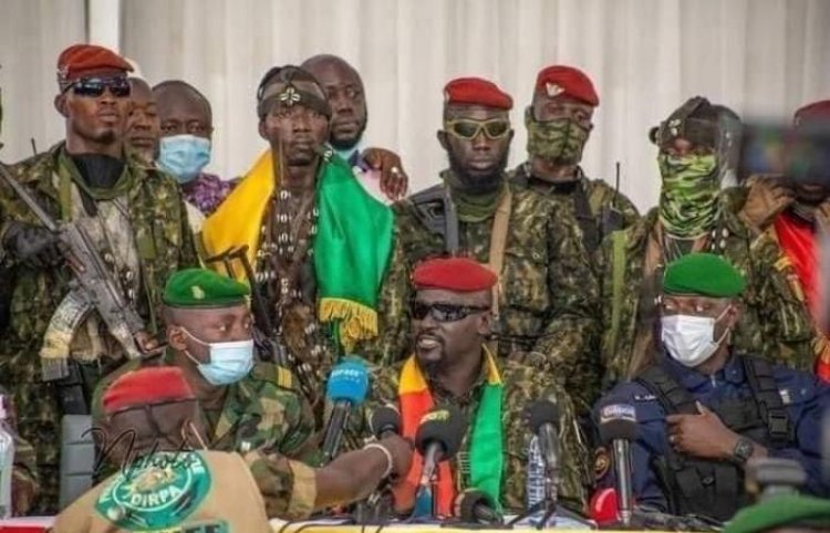 Gine'de askeri cuntanın lideri Doumbouya Cumhurbaşkanı olarak yemin edecek