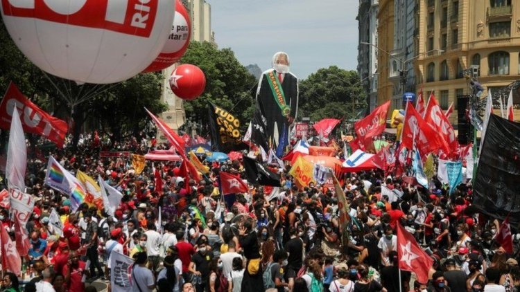 Brezilya'da Devlet Başkanı Bolsonaro karşıtı gösteriler düzenlendi