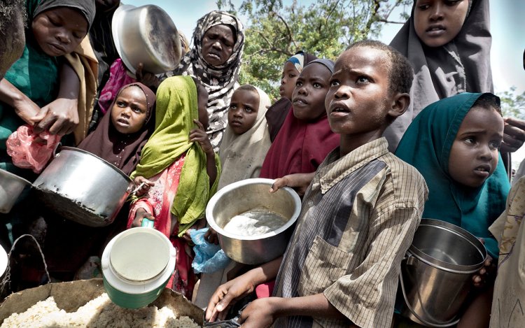 Kenya'da kuraklık nedeniyle 200 bin kişi günde bir öğün yemek tüketebiliyor