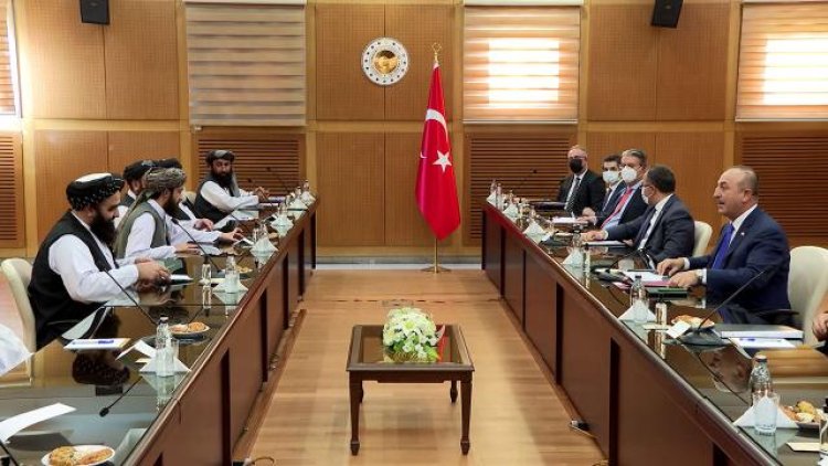 Bakan Çavuşoğlu Taliban heyeti ile görüştü
