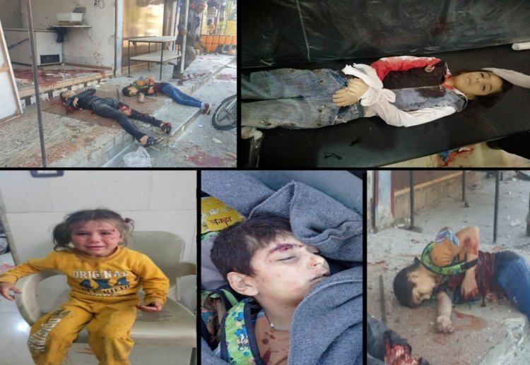Esed rejimi pazar yerinde katliam yaptı: 10 ölü, 35 yaralı