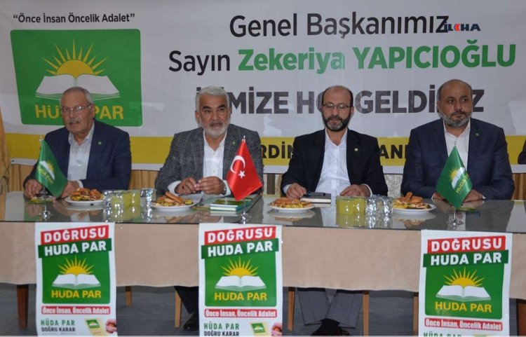 ​HÜDA PAR Genel Başkanı Yapıcıoğlu: Halkın gündeminde geçim sıkıntısı, zamlar, enflasyon ve işsizlik var