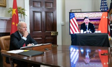 Çin Devlet Başkanı Şi ile ABD Başkanı Biden çevrim içi görüştü