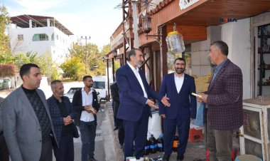 HÜDA PAR Genel Başkan Yardımcısı Yılmaz Eğil’de temaslarda bulundu