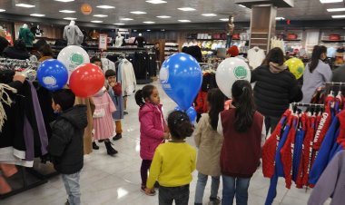 Bugün yetimler ve yoksullar gülümsüyor: Batman Umut Kervan 400 yetim çocuğu giydirdi