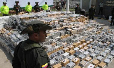 Kolombiya'da 10 ton uyuşturucu madde ele geçirildi