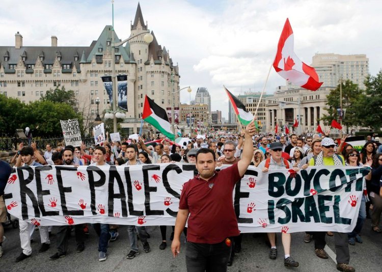 Kanada'da İşgalci İsrail'in hapishanelerindeki Filistinliler için kampanya başlatıldı