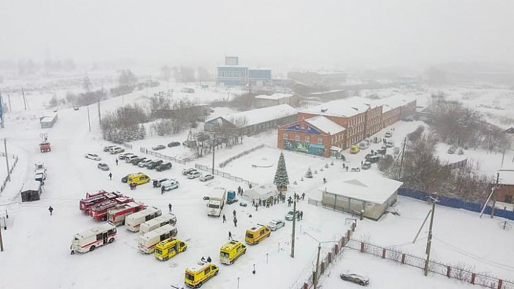 Rusya'da kömür madeninde çıkan yangında en az 11 kişi öldü