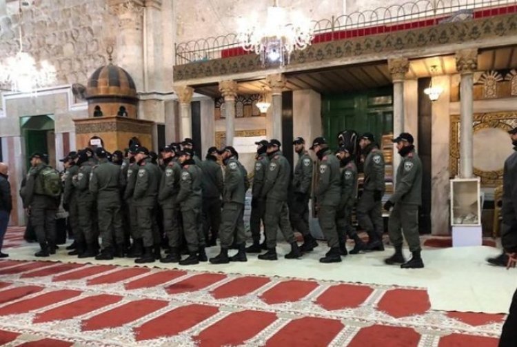 Hamas: İşgalci İsrail'in Cumhurbaşkanı'nın Harem-i İbrahim Camisi'ni ziyaret planı provokasyon