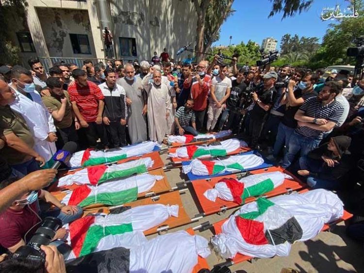 Siyonist güçler Gazze'de katlettiği 200'den fazla sivile ilişkin soruşturmaların üstünü örttü