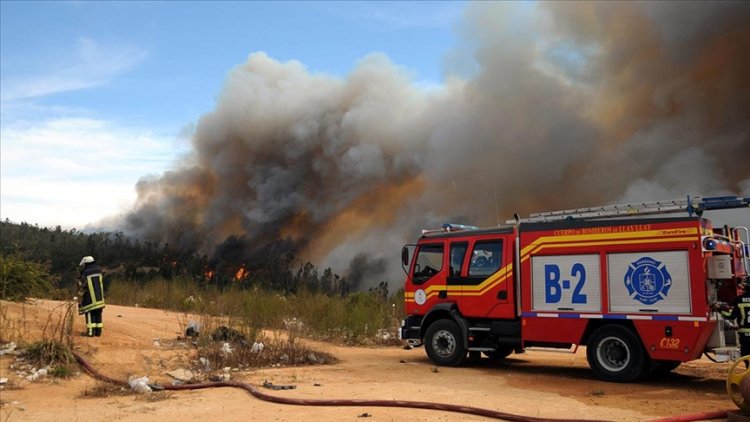 Şili'nin güneyindeki orman yangınında 100 ev yok oldu