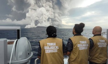 Tonga'da yanardağ patlaması sonrası hasar tespit çalışmalarına başlandı