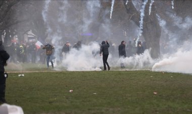 Brüksel'de olaylı gösteride gözaltı sayısı 230'a çıktı
