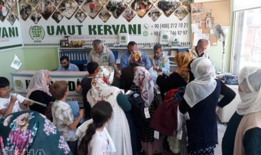 Umut Kervanı Batman'da 6 bin 717 aileye insani yardımda bulundu