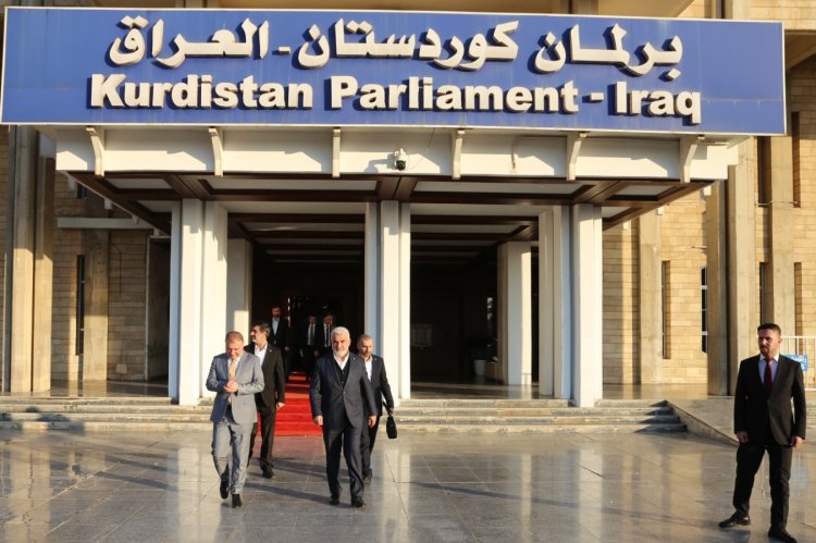 HÜDA PAR Genel Başkanı Yapıcıoğlu Kürdistan Parlamentosu’ndaki grup başkanlarıyla görüştü