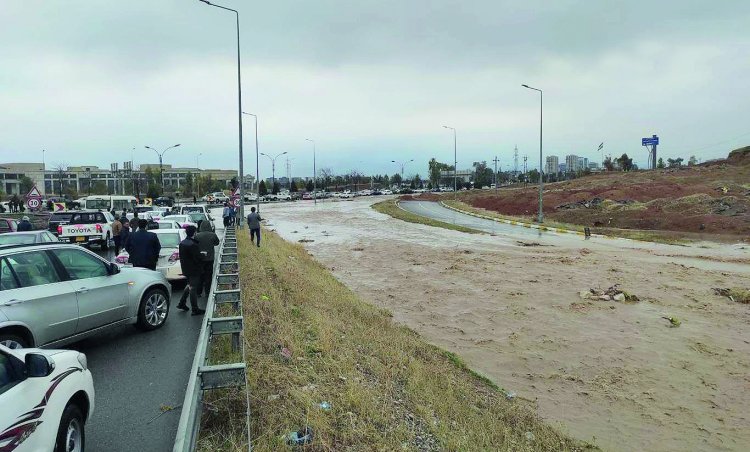Erbil'de aşırı yağışlar sele yol açtı