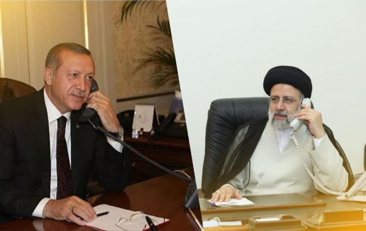 Cumhurbaşkanı Erdoğan ile İran Cumhurbaşkanı Reisi görüştü!