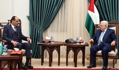Cumhurbaşkanlığı Sözcüsü Kalın, Filistin Devlet Başkanı Abbas ile görüştü