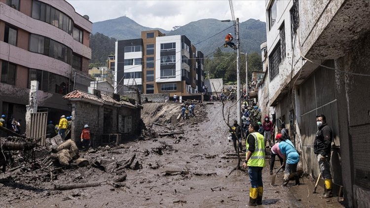 Ekvador'da sel felaketinde ölenlerin sayısı yükseliyor