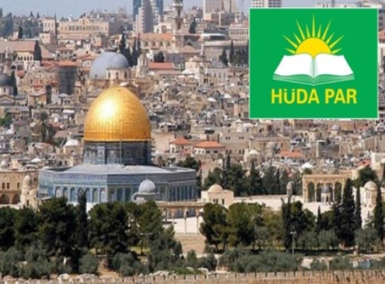 HÜDA PAR'dan Kudüs Haftası mesajı: Bu günler, siyonistler ve işbirlikçileri için kâbus vakitleri olmalıdır