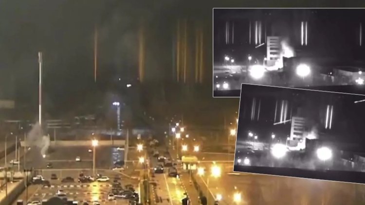Ukrayna'da nükleer santrale saldırı