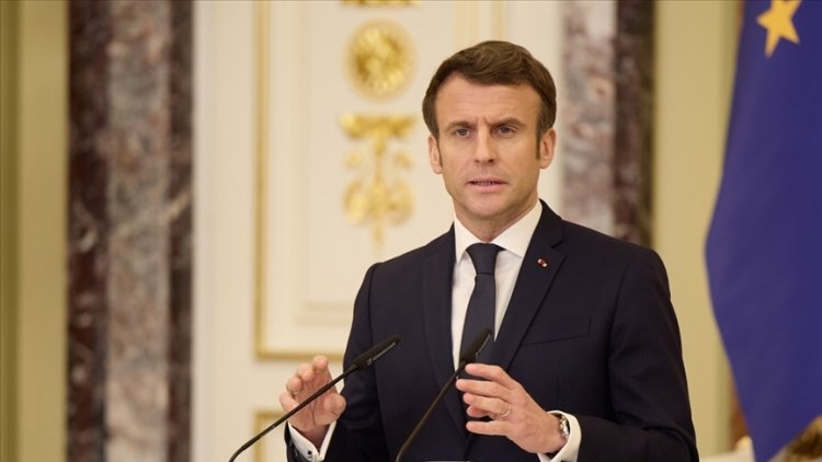 Macron: Rusya'ya yönelik yaptırımlar 'savaşmadan savaşı durdurmak' anlamı taşıyor