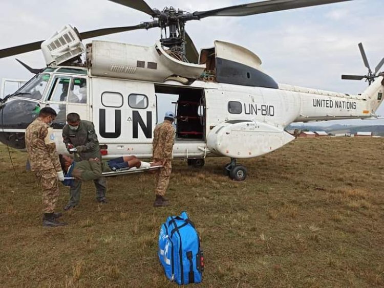 BM: Kongo Demokratik Cumhuriyeti'nde BM barış gücü askerlerini taşıyan helikopter düştü