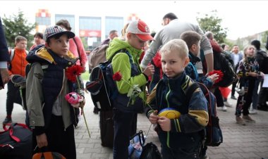 Savaş bölgesinden tahliye edilen Ukraynalı yetim çocuklar Sakarya'ya getirildi