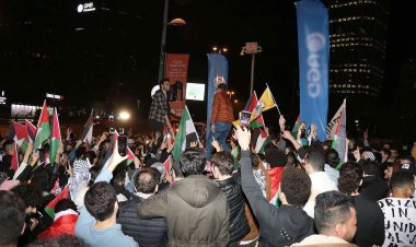 Siyonist çetenin saldırıları protesto ediliyor