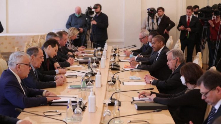 Guterres, Lavrov ile görüştü: Rusya’nın Ukrayna’daki istilası BM tüzüğünü ihlal ediyor