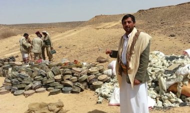 Yemen'de bir haftada 1400'ün üzerinde mayın ve mühimmat temizlendi