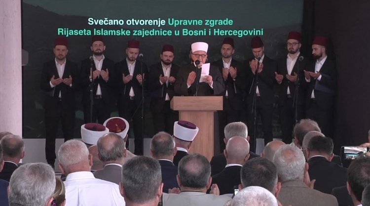 Bosna Hersek İslam Birliği Riyaset İdari binası açıldı