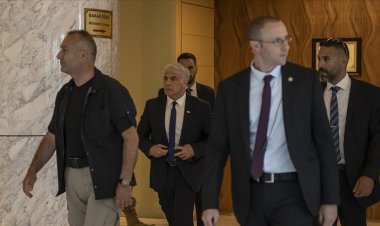 Siyonist rejim sözde Dışişleri Bakanı Yair Lapid Ankara'da