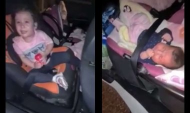 İşgalciler bir bebek ve çocuğu arabada ölüme terk etti