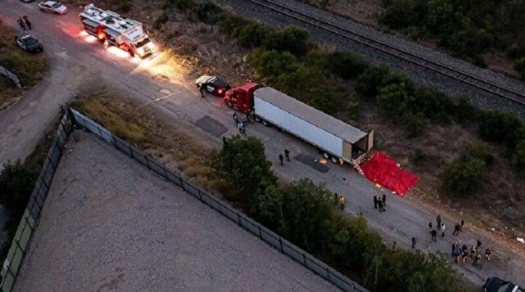 ABD'de terk edilmiş bir kamyonda 46 göçmen ölü bulundu