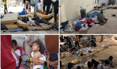 "Çöplerin arasına yığılmış 2 bin göçmen"